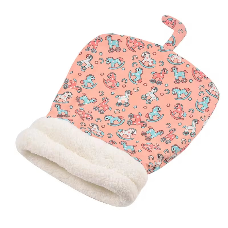 Pet Sleeping Bag Soft Cuddly Fluffy Feel Thickened