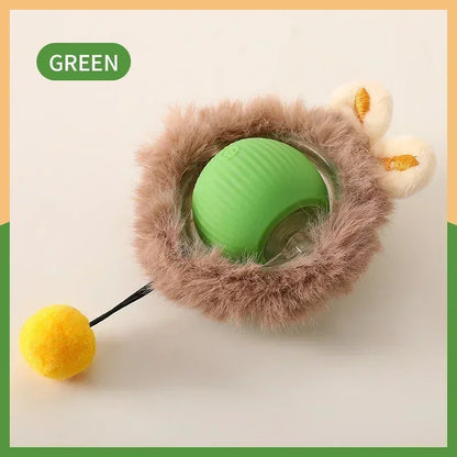 Interactive Cat Toy Auto Rolling Ball 