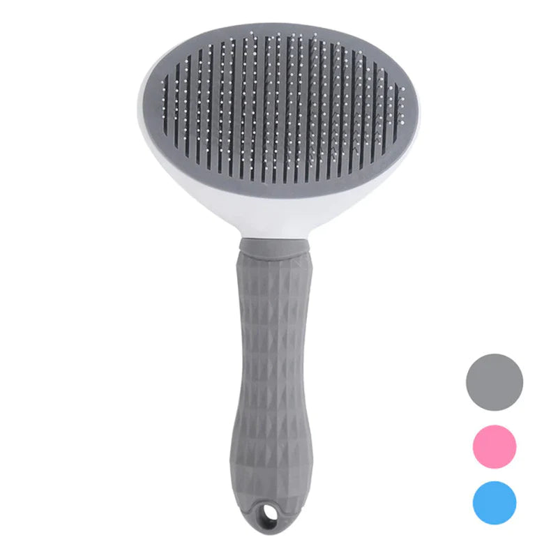 Pet Hair Removal Comb Cat Brush Self Cleaning Slicker Brush for Cats Dogs Hair Remover Scraper Pet Grooming Tool Cat Accessories