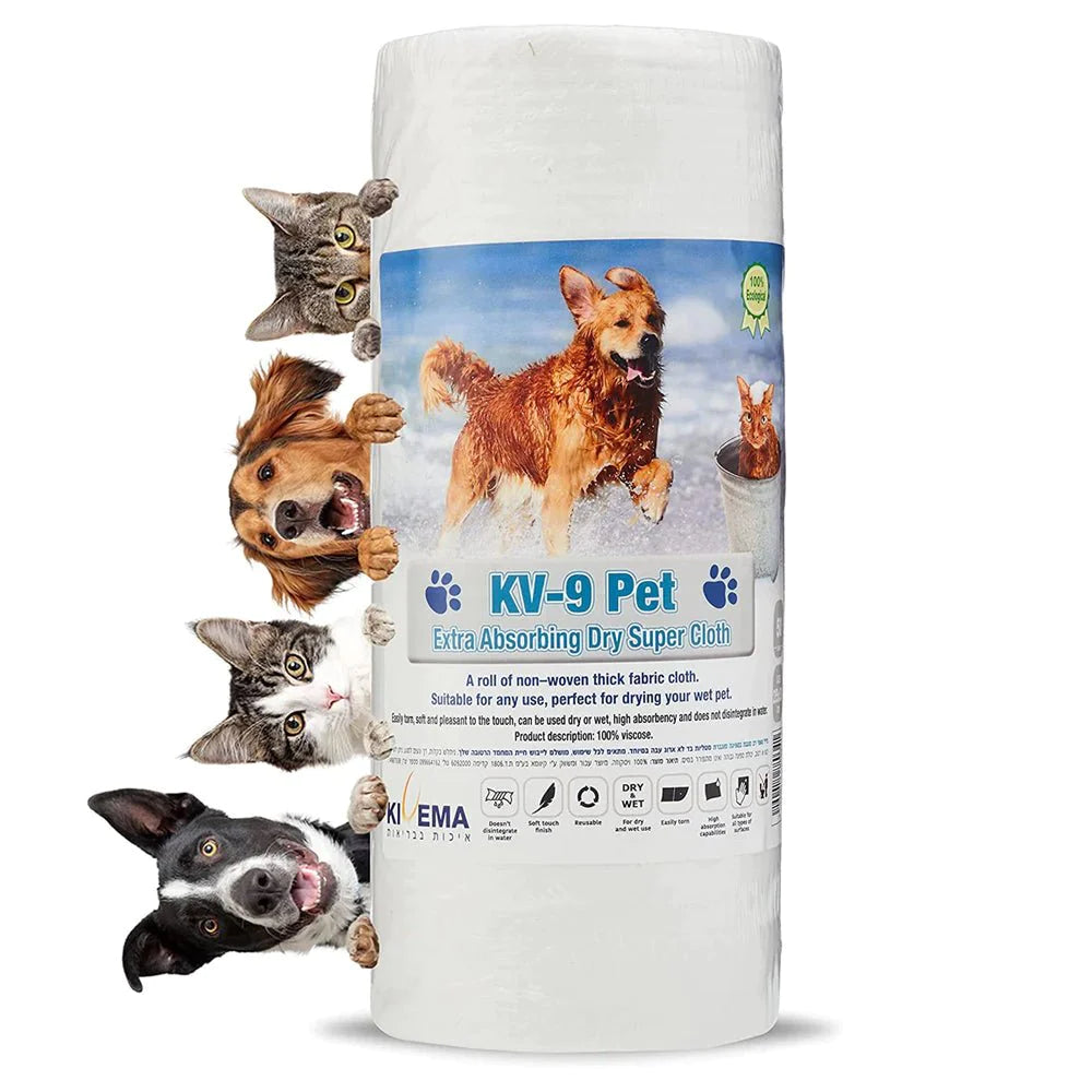 Cloth Wipes, 50-Pack: Handle Pee, Poop & Wet Fur with Ease!