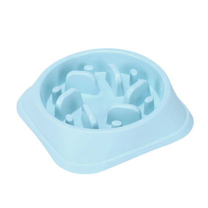 Pet Slow Food Bowl Small Dog Choke-Proof Bowl Non-Slip Slow Food Feeder Dog Rice Bowl Pet Supplies Available for Cats and Dogs