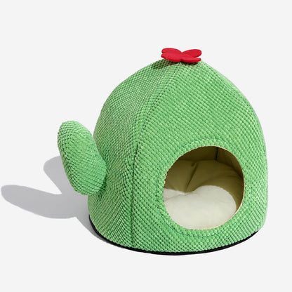 Cactus Shape Warm Cat Bed