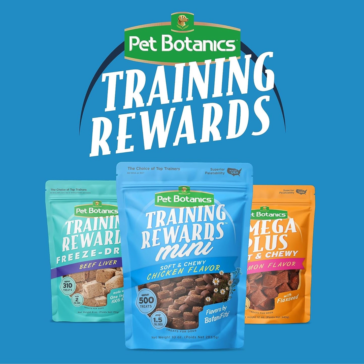 10 Oz. Pouch Training Reward Mini Soft & Chewy, Chicken Flavor, with 500 Treats per Bag, the Choice of Top Trainers