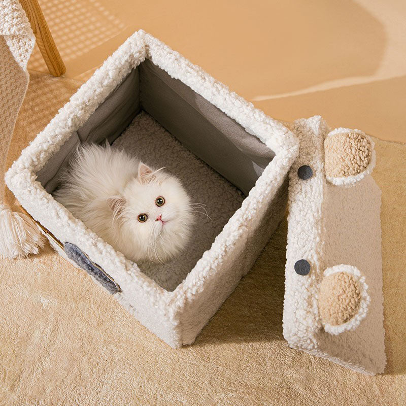 Animal Series Foldable Soft Cat Cave Bed Cat House