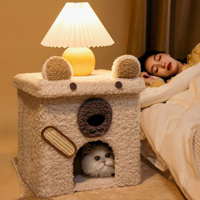 Animal Series Foldable Soft Cat Cave Bed Cat House