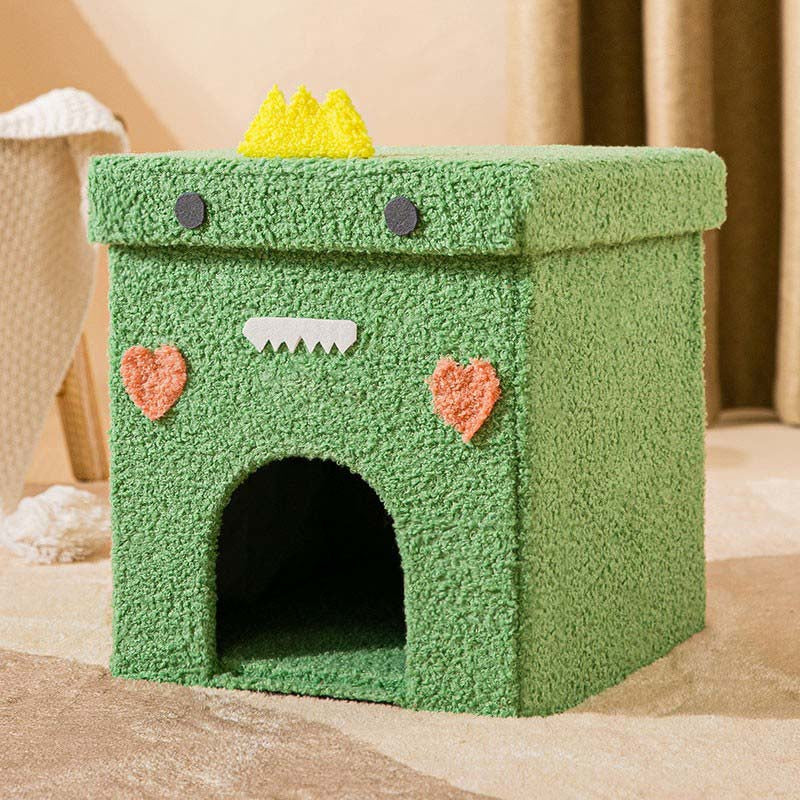 Animal Series Foldable Soft Cat Cave Bed Cat House