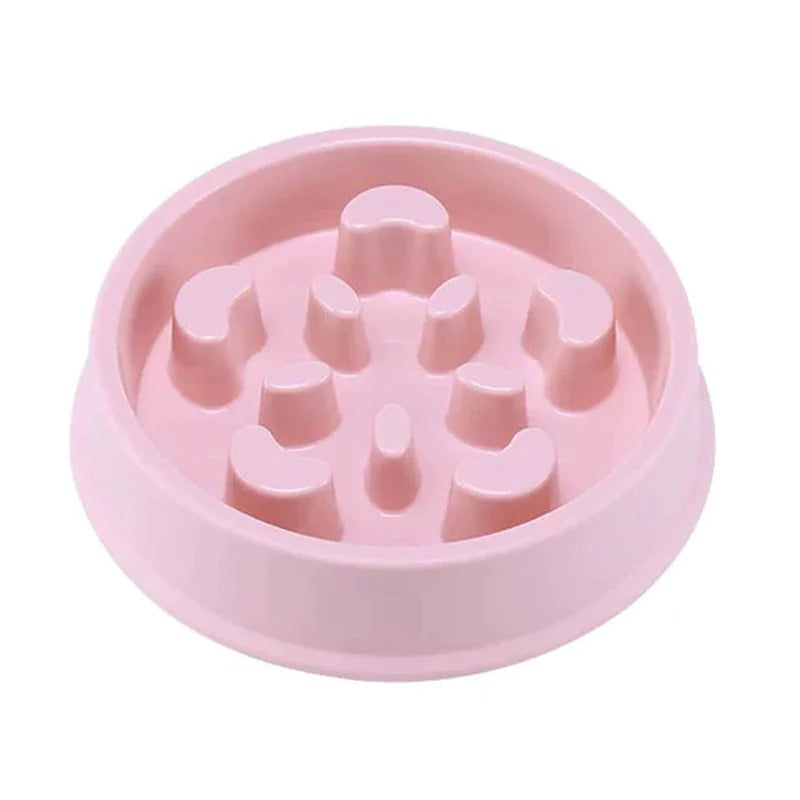 Pet Slow Food Bowl Small Dog Choke-Proof Bowl Non-Slip Slow Food Feeder Dog Rice Bowl Pet Supplies Available for Cats and Dogs