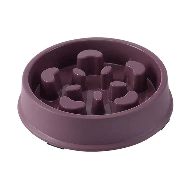 Pet Slow Food Bowl Small Dog Choke-Proof Bowl Non-Slip Slow Food Feeder Dog Rice Bowl Pet Supplies Available for Cats and Dogs