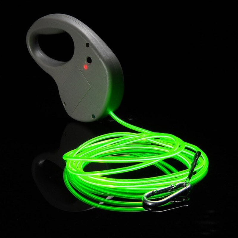 LED Pet Dog Leash Rope Luminous Dog Strap Rope Tractionfor Dogs/Cats Running Walking Traction Rope Luminous Pet Accessories