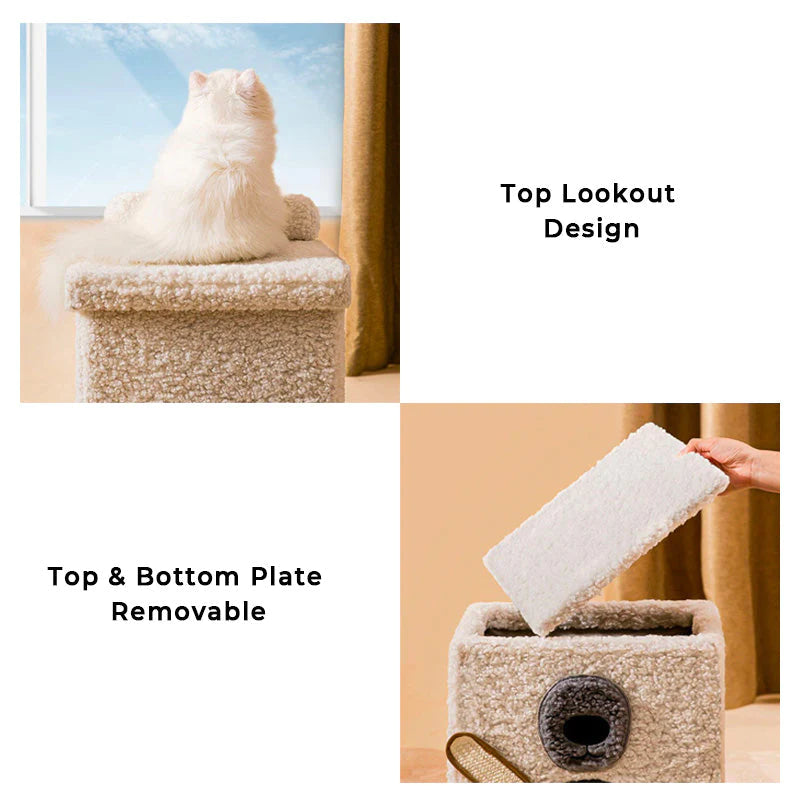 Animal Series Foldable Soft Cat Cave Bed Cat House