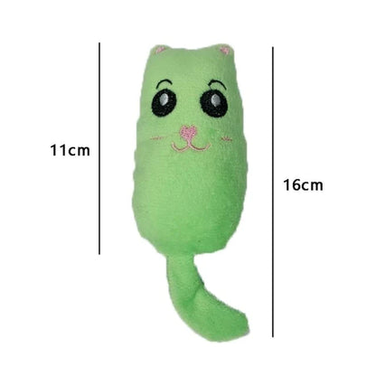 Teeth Grinding Catnip Toys Funny Interactive Plush Cat Toy Pet Kitten Chewing Vocal Toy Claws Thumb Bite Cat Mint for Cats Hot