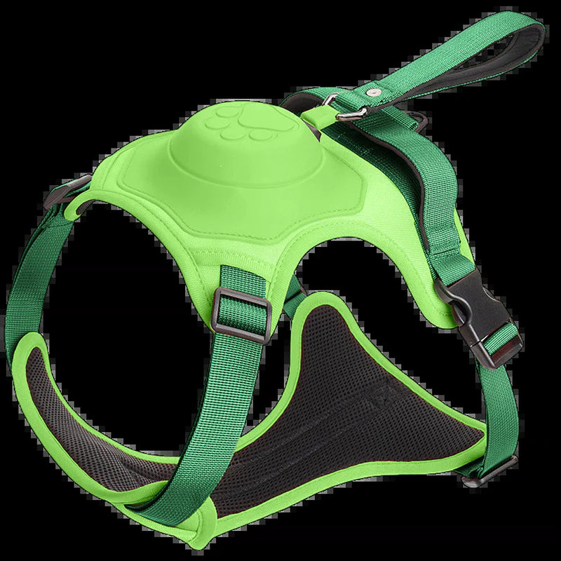 No Pull & No Choke Dog Harness with Retractable Leash