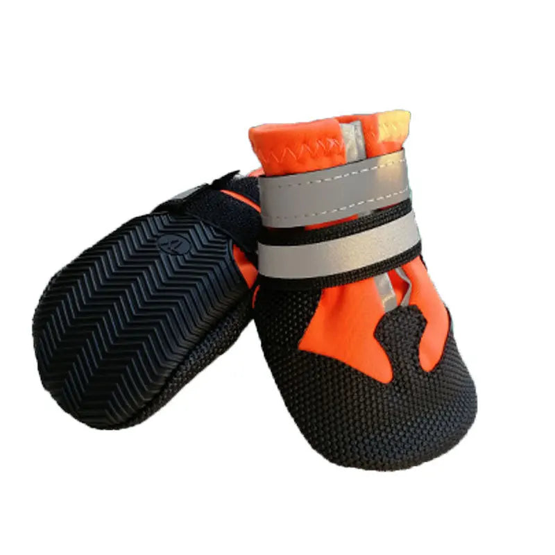 4Pcs/Lot Shoes for Large Dogs Boots Waterproof Socks Non-Slip Reflective Medium Dog Covers for Labrador Alaska Golden Retriever